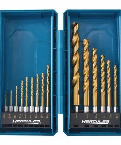 Budget 🎉 HERCULES Impact Rated Hex Shank Titanium Drill Bit Set 15 Piece 😀