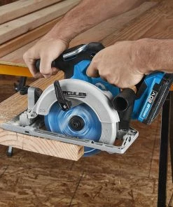 Flash Sale ⌛ HERCULES 20V Cordless 6-1/2 in. Circular Saw - Tool Only 🎁 -Hercules Store 64984 W11