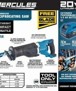 Flash Sale 🥰 HERCULES 20V Cordless Reciprocating Saw - Tool Only 🛒 -Hercules Store 64986 W2SS