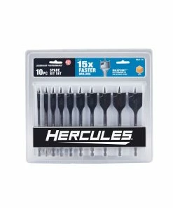 Wholesale 💯 HERCULES Spade Bit Set, 10 Piece 😀 -Hercules Store image 27577